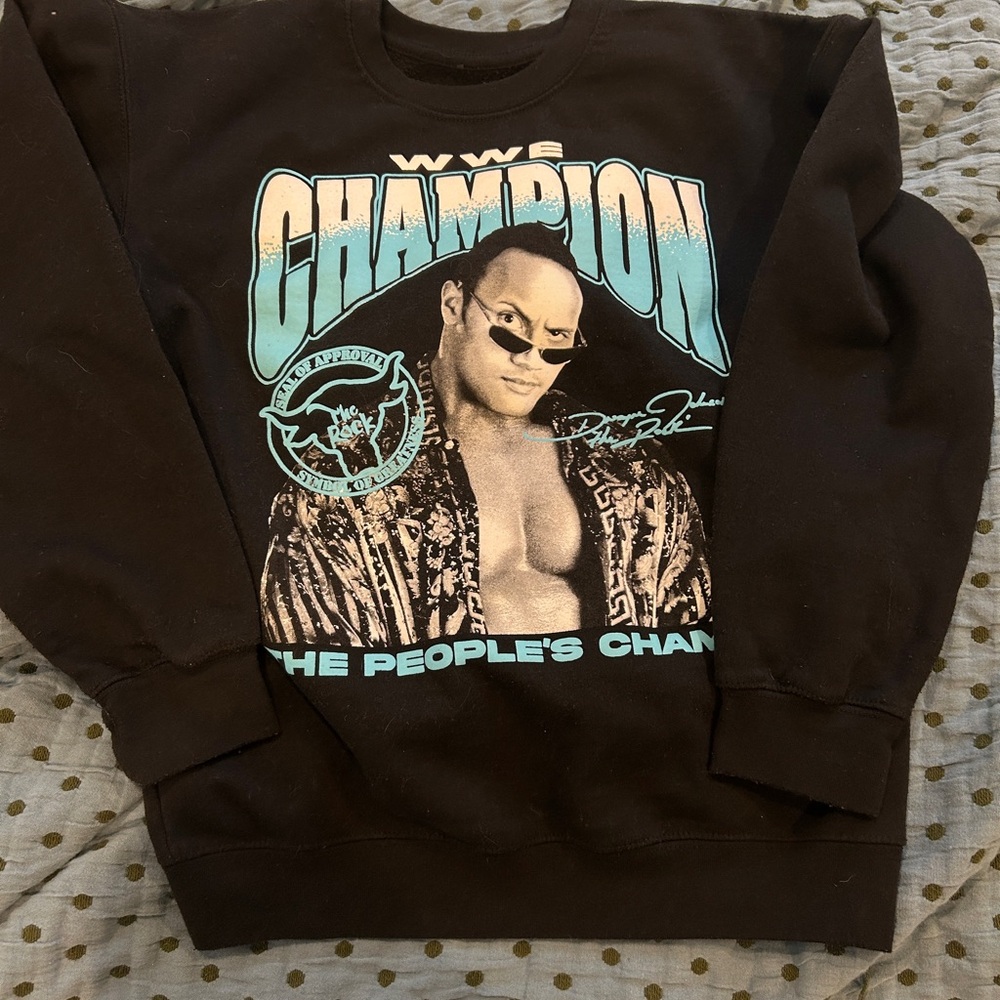 WWE Champion Black Sweater